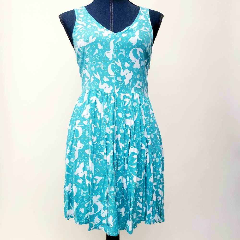 🌟🧜‍♀️DISNEY Little Mermaid Sleeveless Dress🌟🧜‍